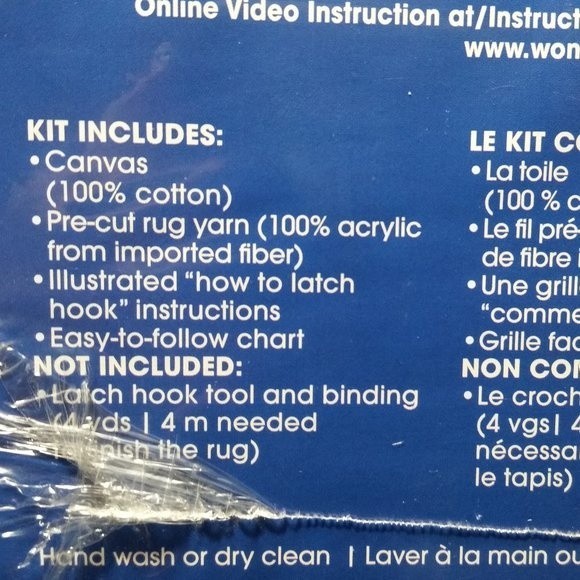 WonderArt Latch Hook Kit Lab Puppies - Picture 6 of 9